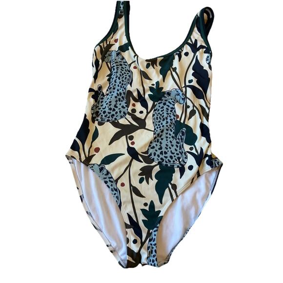 Boden Swimsuit cheetah jaguar leopard Jungle Print Women’s 10 One Piece Resort - Picture 12 of 12